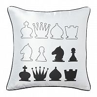 подушка с шахматами chess white в Нижнем Тагиле