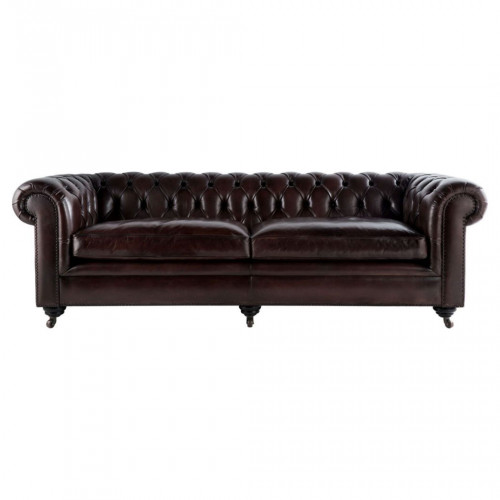 диван chesterfield lounge прямой темно-коричневый в Нижнем Тагиле
