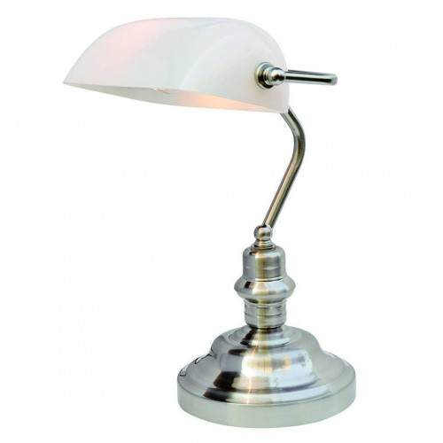 настольная лампа arte lamp banker a2491lt-1ss в Нижнем Тагиле