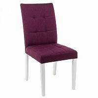 стул деревянный madina white / fabric purple в Нижнем Тагиле