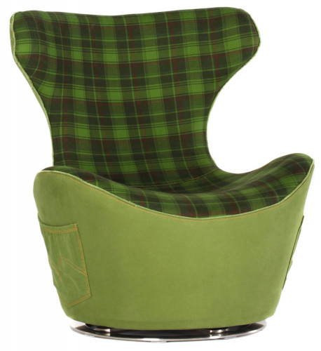 кресло green grid jeans зеленое в Нижнем Тагиле
