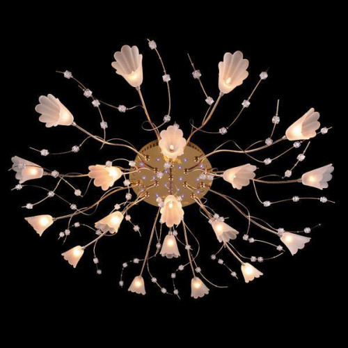 потолочная люстра eurosvet 4829/19 золото/синий+красный+фиолетовый в Нижнем Тагиле