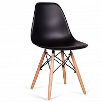 стул деревянный pc-015 черный (eames style) в Нижнем Тагиле