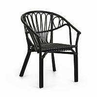 кресло corynn из ротанга черное cc0699fn01 от la forma (ex julia grup) в Нижнем Тагиле