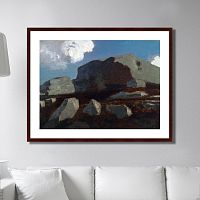 картина: landscape with rocks, near royan, 1875г. в Нижнем Тагиле