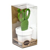 ножницы cactus с держателем, белые с зеленым в Нижнем Тагиле