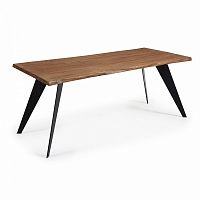 стол nack 180x100 черный, античный дуб c747m90 от la forma (ex julia grup) в Нижнем Тагиле