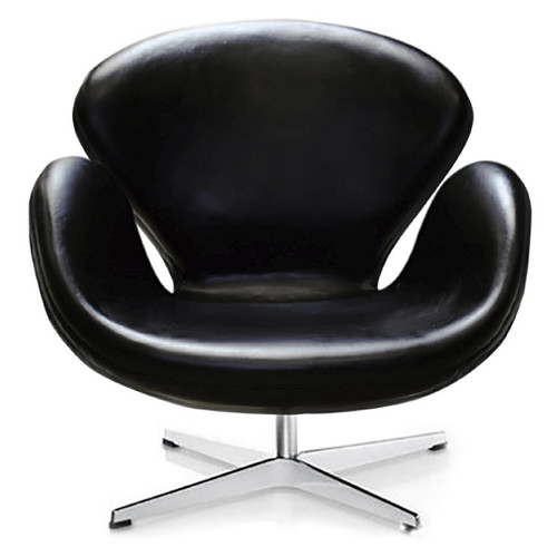 кресло swan chair черное в Нижнем Тагиле