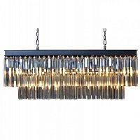 люстра odeon l80 black&glass черная, прозрачное в Нижнем Тагиле