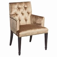 стул с подлокотниками manor rich pearl brown в Нижнем Тагиле