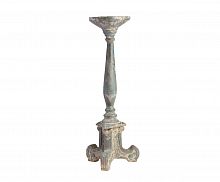 подсвечник фигурный голубой состаренный на 1 свечу antique blue finish, 61 см в Нижнем Тагиле