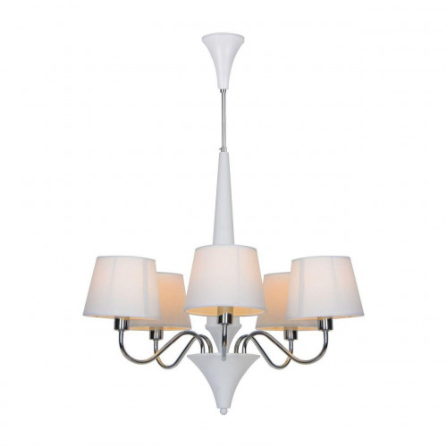подвесная люстра arte lamp a1528lm-5wh белая в Нижнем Тагиле