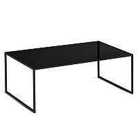 стол журнальный london lite black черное стекло в Нижнем Тагиле