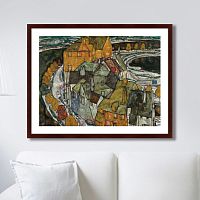 картина: crescent of houses ii (island_town), 1915г. в Нижнем Тагиле