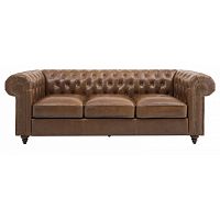 диван chester classic трехместный прямой бежевый в Нижнем Тагиле
