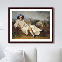 картина: goethe in the roman campagna, 1787г. в Нижнем Тагиле
