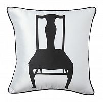 подушка с изображением стула chair white в Нижнем Тагиле