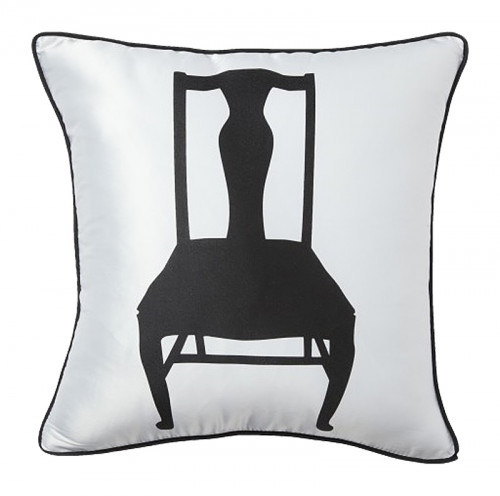 подушка с изображением стула chair white в Нижнем Тагиле