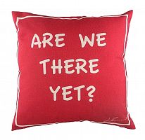 подушка с надписью are we there yet? в Нижнем Тагиле