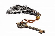 подхват для штор key with tassel black & white в Нижнем Тагиле