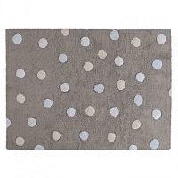 ковер tricolor polka dots серый голубой в Нижнем Тагиле