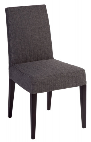 стул aylso dining chair кожа тёмно-серая в Нижнем Тагиле