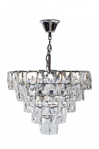 люстра серебро crystal d60x28 см в Нижнем Тагиле