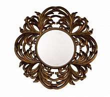 зеркало круглое большое в резной раме round leaf в Нижнем Тагиле
