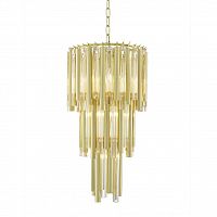 люстра gigi 7 gold от delight collection прозрачная/золото в Нижнем Тагиле