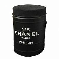 декоративная бочка-пуф chanel №5 black m в Нижнем Тагиле