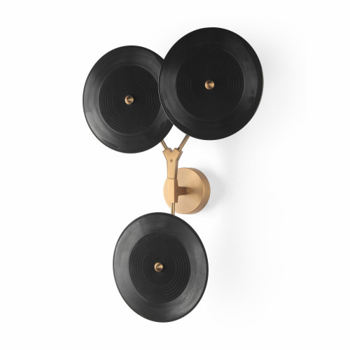 настенный светильник branching discs чёрный в Нижнем Тагиле