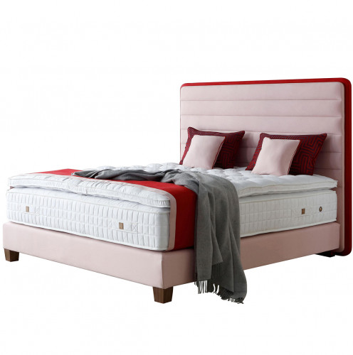кровать двуспальная 160х200 розовая lounge headboard в Нижнем Тагиле