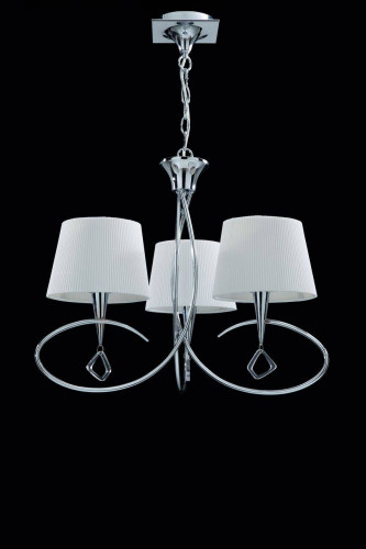 подвесная люстра mantra mara chrome - white 1640 в Нижнем Тагиле