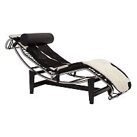 шезлонг chaise longue lc4 черно-белый в Нижнем Тагиле