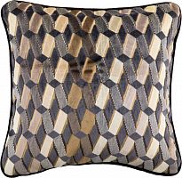 подушка декоративная синяя в мелкий ромб weave в Нижнем Тагиле