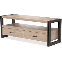 тумба под tv neo loft с двумя ящиками темно-коричневая в Нижнем Тагиле