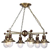 подвесная люстра arte lamp sailor a4524lm-6ab в Нижнем Тагиле