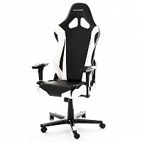 кресло геймерское dxracer racing черно-белое в Нижнем Тагиле