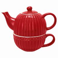 чайник с чашкой alice red в Нижнем Тагиле