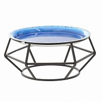стол blue geo синий, черный в Нижнем Тагиле