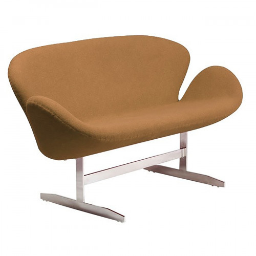 диван swan sofa прямой коричневый в Нижнем Тагиле