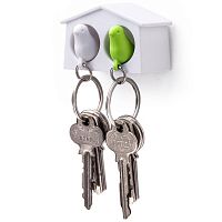 держатель+брелок для ключей двойной mini sparrow белый-зеленый в Нижнем Тагиле