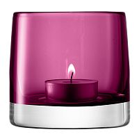 подсвечник стеклянный лиловый для чайной свечи light colour, 8,5 см в Нижнем Тагиле