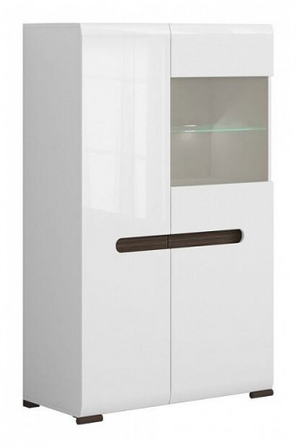 шкаф-витрина для посуды black red white ацтека reg1w1d/14/9 в Нижнем Тагиле