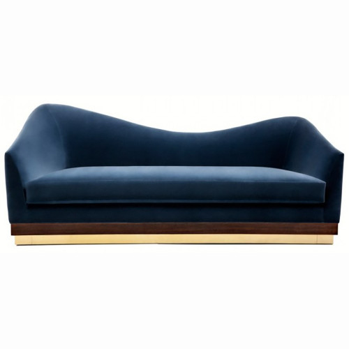 диван hughes sofa прямой синий в Нижнем Тагиле