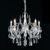 люстра md103908-8a от illuminati прозрачная/ хром в Нижнем Тагиле