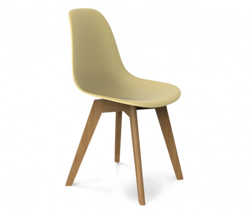стул dsw бежевый s39 (eames style) в Нижнем Тагиле