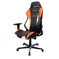 кресло геймерское dxracer drifting черно-бело-оранжевое в Нижнем Тагиле