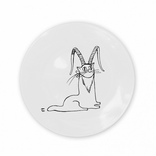 тарелка кот-козерог в Нижнем Тагиле