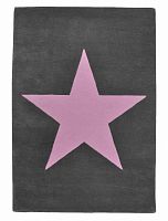 ковер wool star темно-серый-розовый в Нижнем Тагиле